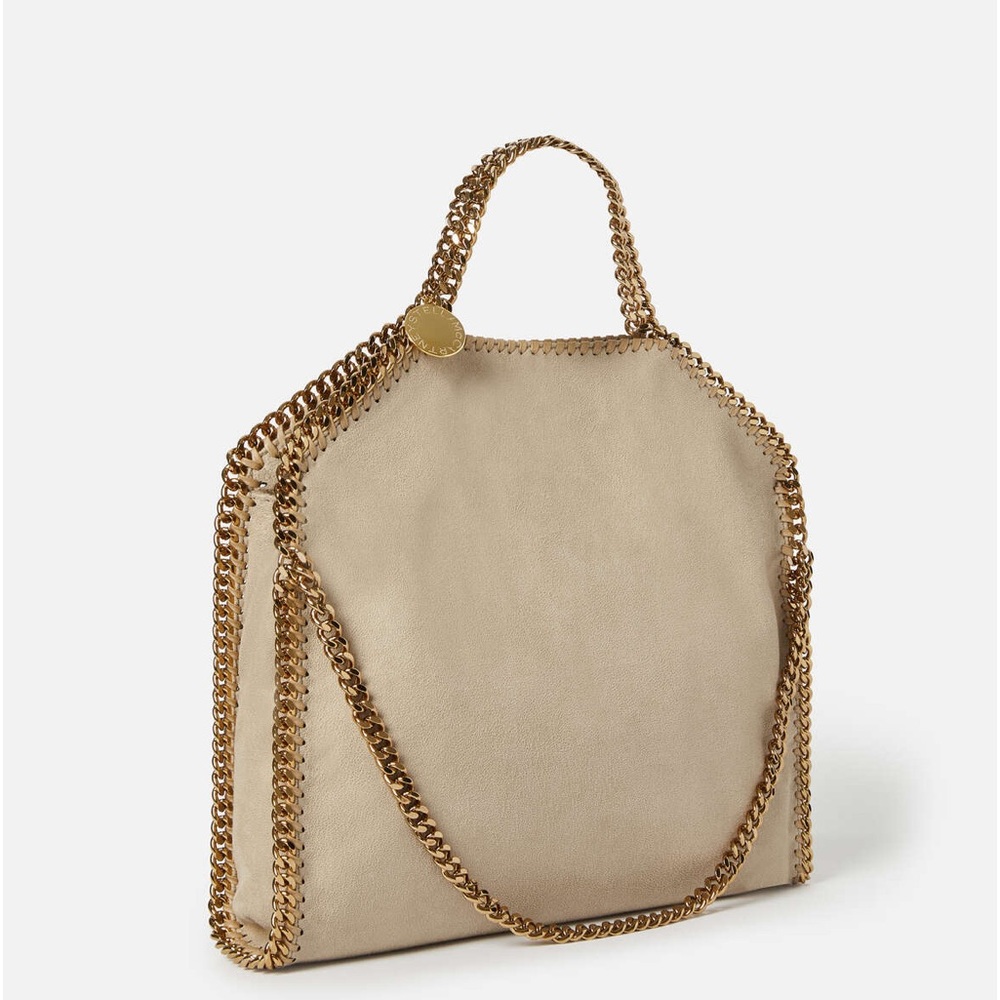 Stella McCartney Falabella Three Chain Fold-over Tote